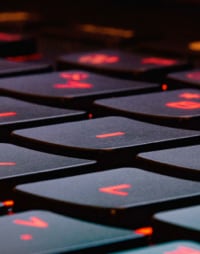 Illuminated keyboard keys